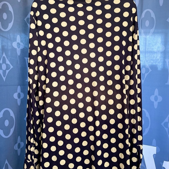 Mr Blackwell woman’s button up blue and white shirt used vintage large - Picture 5 of 11